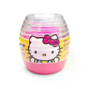 Imagem de Massinha de Modelar Boneca Surpresa Hello Kitty Pote 300g 20 Cores,Mol