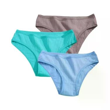 Imagem de Conjunto De Calcinhas De Algodão Femininas Lingerie Sexy Tamanhos XS-5