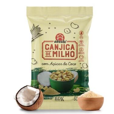 Imagem de Pipoca de Canjica Okoshi, Sabor Açúcar de Coco, 50g | Vegano, Orgânico, Sem Glúten, Sem Lactose, Sem Gordura Trans, Kosher