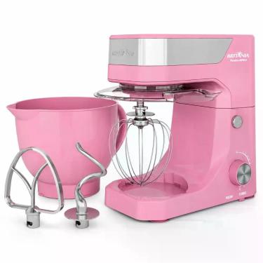Imagem de Batedeira Planetária Britânia Rosa 900W Tigela de 5L BBPE02A, Rosa, 11