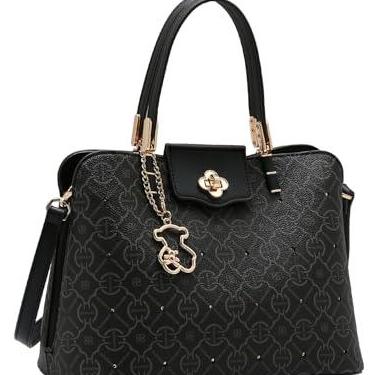 Imagem de Bolsa Feminina Chenson 3485358 Classic Cristal Estruturada Preta