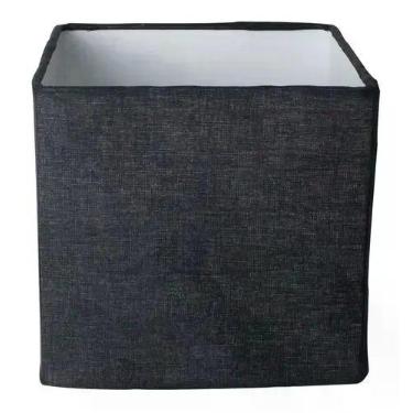 Imagem de Cúpula para abajur luminaria Quadrada 30x30x30cm Tecido Algodão Soquet