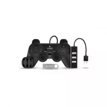Imagem de Kit Gamer Vivensis Vx10 Controle + Hub + Pendrive