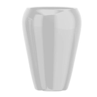 Imagem de Vaso Vietnamita Fibra De Vidro Decoração Tóquio 74cm Grande (Cinza Claro)