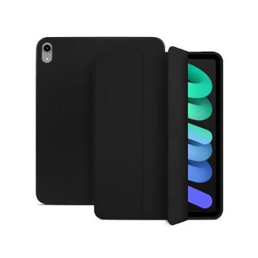 Imagem de Gshield | Capa Case Capinha Clear View para iPad com Suporte integrado e espaço para Pencil (Preta, iPad mini 6ª geração (2021) 8.3")