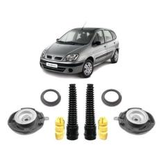 2 Kit Batente Coxim Dianteiro Scenic 2003 2004 2005 2006 - Qualykits