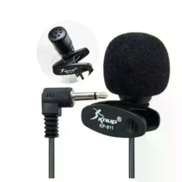 Imagem de Microfone De Lapela Kp-911 Para Youtubers Para Computador - A.R Varied