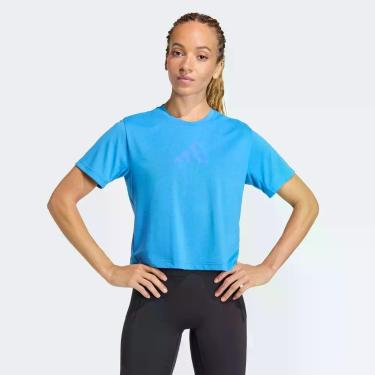 Imagem de Camiseta Adidas TR Essentials Feminina Azul, G