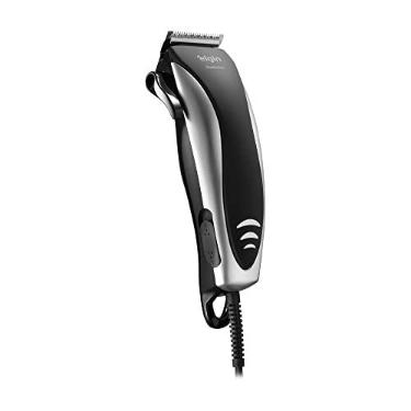 Imagem de Cortador Aparador de Cabelo e Barba Studio Men Elgin com 8 acessórios Preto e Prata 110V