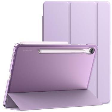 Imagem de JETech Capa Protetora para Galaxy Tab S10 Lite/S10 FE/S9 FE 10,9", Lavanda | Traseira Translúcida Fina, Design de Suporte Triplo, Ativação/Repouso Automático, Proteção Leve