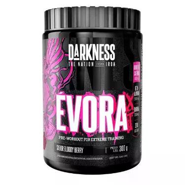Imagem de Suplemento em pó Évora XT 300g Darkness Pré Treino Dobro Cafeína Energ