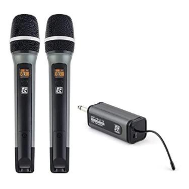 Imagem de Microfone Staner Live Sfh20 Duplo Mão Recarregável S/Fio