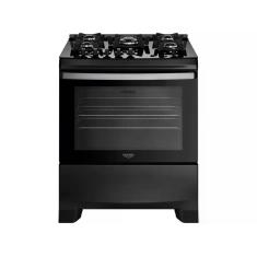 Fogao Dako 5 Bocas Supreme Glass TC Preto Bivolt, Preto, Bivolt