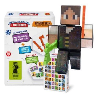Imagem de Boneco Jazz Ghost 15 cm com Acessórios e Chaveiro Coleção Youtubers