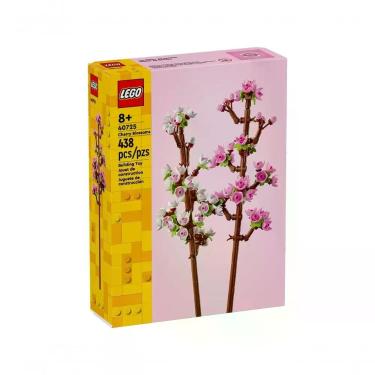 Imagem de Brinquedo Lego Flores de Cerejeira - Botanical Collection com 430 Peças para Montar e Decorar em Branco