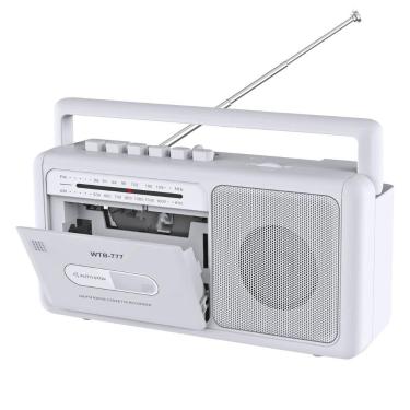 Imagem de Leitor de Cassete WIITHINK WTB-777 com Bluetooth e Rádio AM/FM