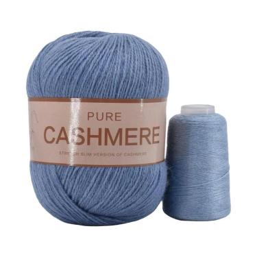Imagem de Fio De Cashmere Mongol Puro, Macio E Quente, 3 Camadas, Para Crochê E 