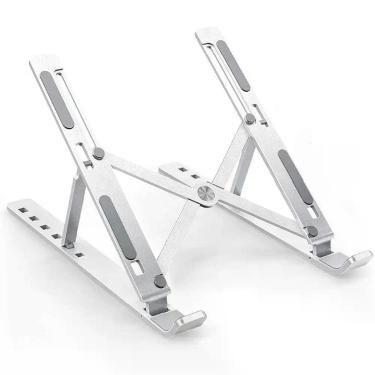 Imagem de Suporte De Alumínio Ajustável/Regulável P/ Notebook Mac - Laptop stand