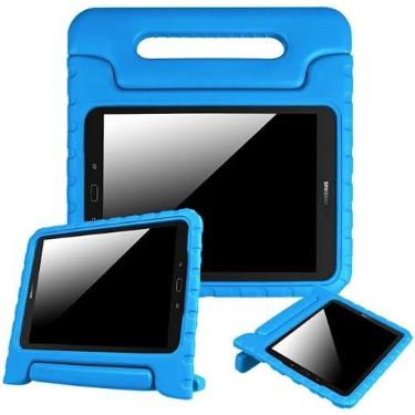Imagem de Capa Infantil Maleta Compatível Para Samsung Galaxy Tab A6 10.1'' With S Pen P585 P580 2016 AZUL. EVA, Emborrachada, Leve