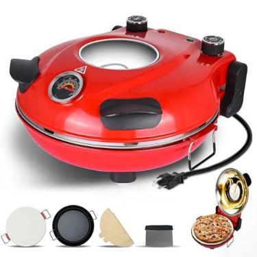 Imagem de Forno de Pizza, Forno Pizza, Forno de Pizza eletrico, Eletrico, Elétrico Completo, Assar Pães, Temperatura 420 °, 110 V, 1200 W, 31CM