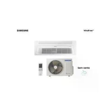 Imagem de Ar Condicionado Cassete Samsung Windfree 1 Via 24000 Btus Quente e Frio Ac024he1dkg Inverter 220v BRANCO / 220