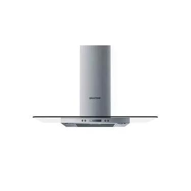 Imagem de Coifa Vidro Plano Parede Brastemp 90cm Inox - BAP90AR