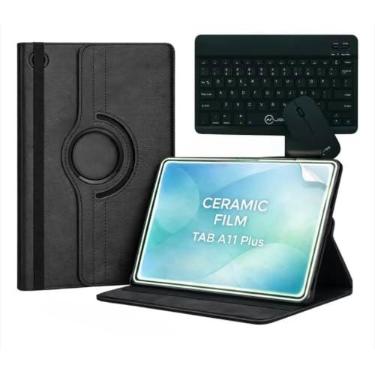 Imagem de Kit Completo Capa Para Tab Samsung A11+/A9+ Plus de 11 Polegadas +Película +Teclado TrackPad