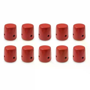 Imagem de Kit 10 Peso Mini Panela Pressão Universal Vermelho - Pino Lar