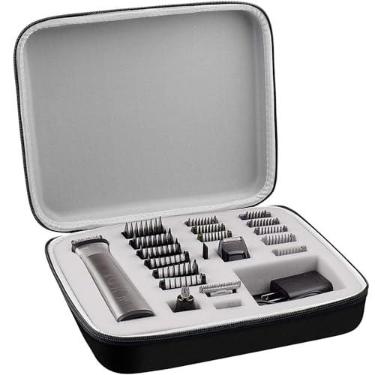 Imagem de GWCASE Capa compatível com Philips para Norelco Multigroom Series 7000 5000 - Kit de cuidados masculinos com aparador MG7750/49 MG7910/49 MG9510/60 - Suporte de armazenamento para aparador