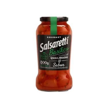 Imagem de MOLHO DE TOMATE BASILICO SALSARETTI VIDRO 500g