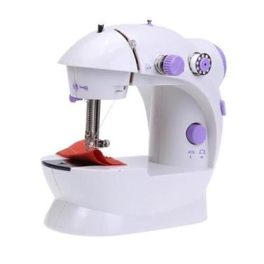 Imagem de Mini Máquina De Costura Reta, Compacta E Elétrica Com Pedal - Fss Vari