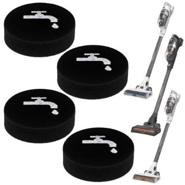 Imagem de Aolleteau Filtro de Espuma Compatível com Aspirador Sem Fio BLACK+DECKER POWERSERIES+ (BHFEA420J, BHFEA520J, BHFEA18D1) - Pacote com 4 Filtros de Esponja Laváveis e Reutilizáveis