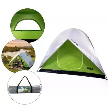Imagem de Barraca Camping 6 Pessoas Impermeável Resistente Acampamento - Kala