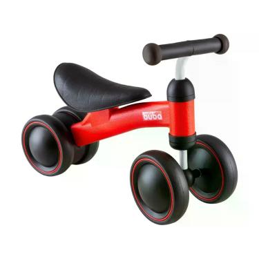 Imagem de Bicicleta de Equilíbrio Infantil Buba 4 Rodas Vermelho, Vermelho