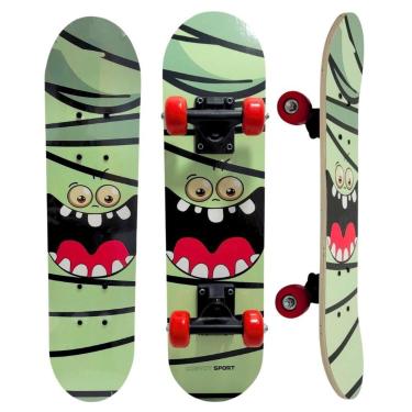 Imagem de Skate Infantil Shape Em Madeira Estampado 18277 - Alitoys