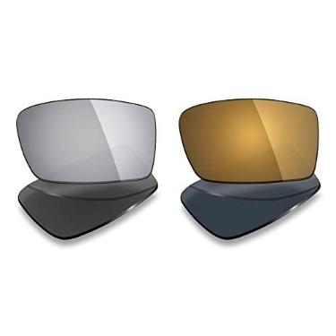 Imagem de 2 pares de lentes polarizadas de substituição da Mryok para óculos de sol Oakley X Squared – Opções