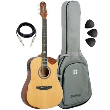 Imagem de Violão Strinberg Sd301hcr Black Plus Galaxy Natural Satin