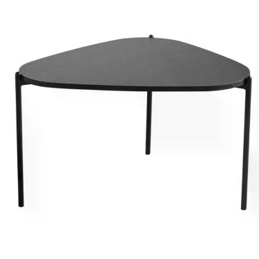 Imagem de Mesa De Centro Alta Base Preta - Nero