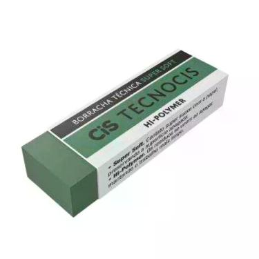 Imagem de Borracha Técnica CIS Soft Touch com hi-polymer para Apagar sem Danificar o Papel 1 Unidade Verde Escuro