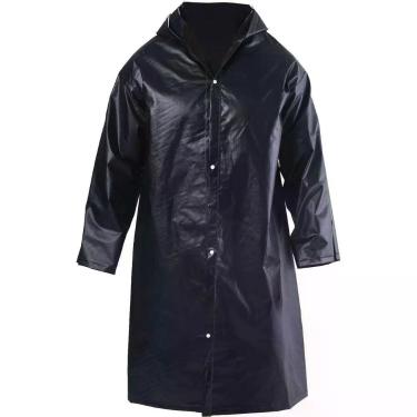 Imagem de Capa de Chuva PVC GG com Forro Modelo Italiano Preto Worker