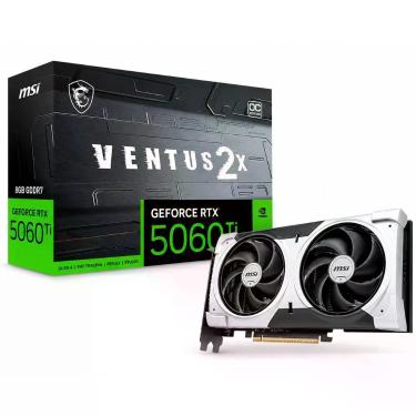 Imagem de Placa de Vídeo MSI Geforce RTX 5060 Ti Ventus 2X OC Plus 8GB GDDR7