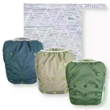 Imagem de Conjunto de fraldas de natação Nora's Nursery Hamptons unissex, pacote