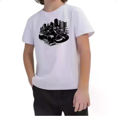 Imagem de Camiseta Infantil Carrinho Kart Urbano - Alearts, 4