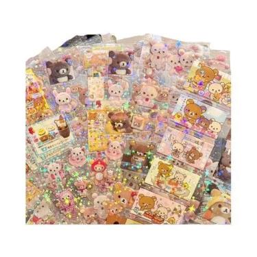 Imagem de Adesivos De Desenho Animado Fofos Hello Kitty Rilakkuma, 5PCS, Adesivo