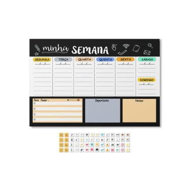 Imagem de Planejador Semanal De Tarefas To Do List 40x60cm + 56 Imãs - JB Criaçõ