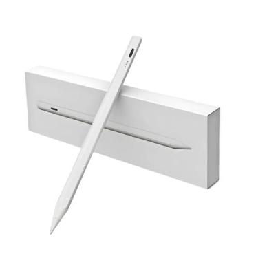 Imagem de Caneta Digital Stylus Para Tablet e Smartphone Universal - Ponta Fina 1.5mm - Alta Sensibilidade - Bateria Recarregável - Compátivel com iOS, Android e Windows - Universal Premium