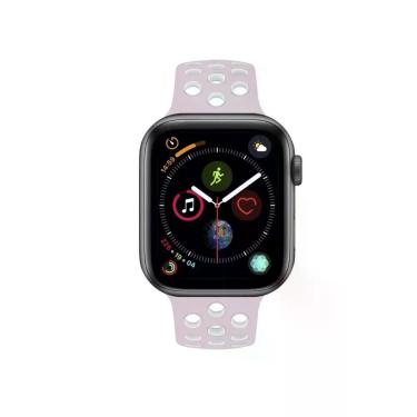 Imagem de Pulseira Para Apple Watch 38Mm/40Mm - Armor Running - Rosa E Branco - Gshield