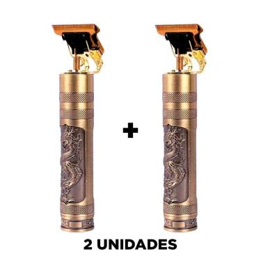 Imagem de 2 Maquininhas Retro Ultra Afiado Gold Shawnstar Acabamento Nf, Bivolt