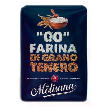 Imagem de Farinha De Trigo 00 Italiana La Molisana Importada 1kg