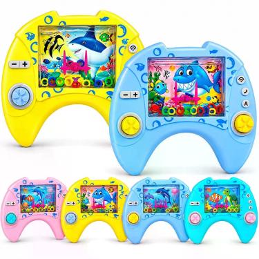 Imagem de Aquaplay 2 Botões Argolas Plástico Brinquedo Clássico Oceano - Ark Toy